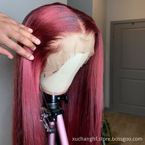 Transparent Pre Plucked Lace Front Wig 13X6,HD Full Lace Human Hair Wig,Wholesale vendor 100% Virgin Human Hair Hd Full Lace Wig
